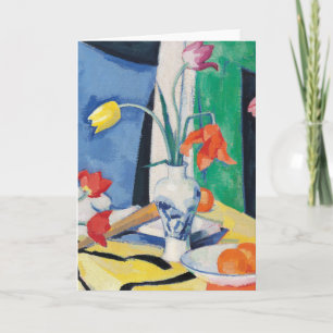Stilleven met tulpen Samuel John Peploe Kaart