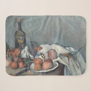 Stilleven met uien, olieverfschilderij, Paul Cezan Sherpa Deken