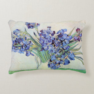 Stilleven met vaas met irissen door Vincent van Go Accent Kussen
