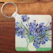 Stilleven met vaas met irissen van Vincent van Gog Sleutelhanger (Voorkant)