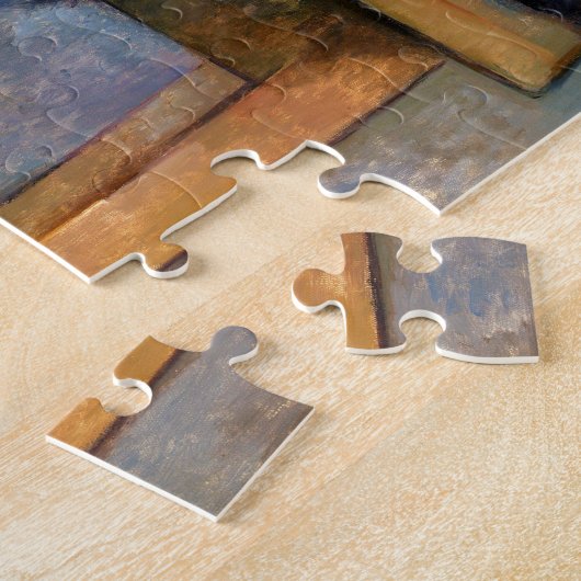 Stilleven met vruchten, Paul Cezanne Legpuzzel (Zijkant)