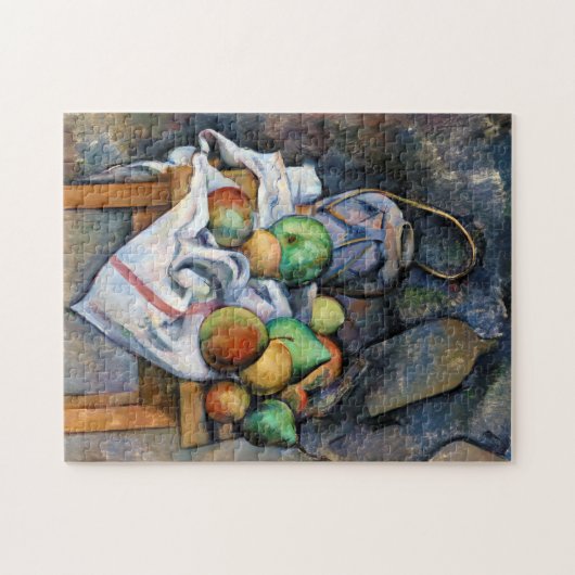 Stilleven met vruchten, Paul Cezanne Legpuzzel (Horizontaal)