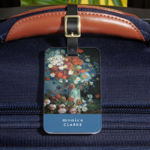 Stilleven met weidebloemen Vincent van Gogh Bagagelabel