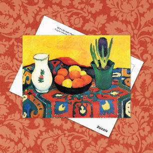 Stilleven Paarse Hyacint August Macke Briefkaart