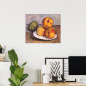 Stilleven Quince, Appels, Peren door Paul Cezanne Poster (Thuiskantoor)