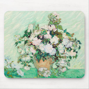 Stilleven Rozen in een vaas door Vincent van Gogh Muismat
