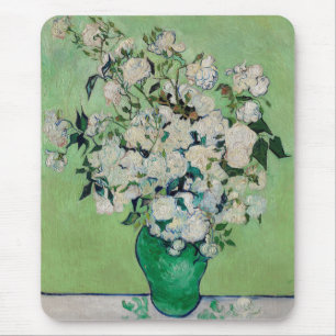 Stilleven Rozen in een Vaas door Vincent van Gogh Muismat
