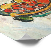 Stilleven schaal van fruit | George Leslie Hunter Poster (Hoek)