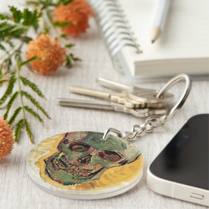 Stilleven Schedel door Vincent van Gogh Sleutelhanger