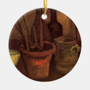 Stilleven Schilderkwasten in Pot door Vincent van Keramisch Ornament