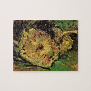 Stilleven Twee Gesneden Zonnebloemen door Vincent Legpuzzel