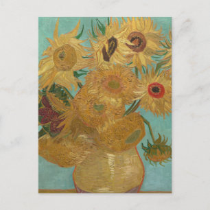 Stilleven: Vaas met twaalf zonnebloemen, Van Gogh Briefkaart