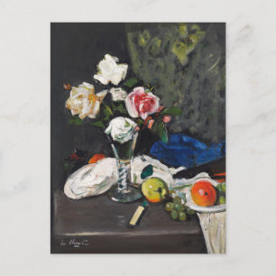 Stilleven vruchten en Rozen George Leslie Hunter Briefkaart