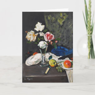 Stilleven vruchten en Rozen George Leslie Hunter Kaart