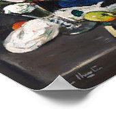 Stilleven vruchten en Rozen | George Leslie Hunter Poster (Hoek)