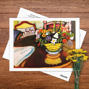 Stillevenkussen August Macke Briefkaart