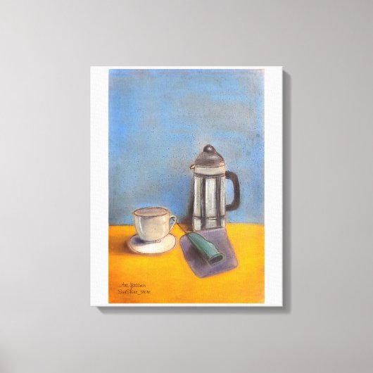 stillevens-verf canvas afdruk (Voorkant)