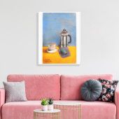stillevens-verf canvas afdruk (Insitu (Woonkamer))