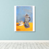 stillevens-verf canvas afdruk (Insitu (Houten vloer))