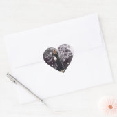 Stillheid binnen hart sticker (Envelop)