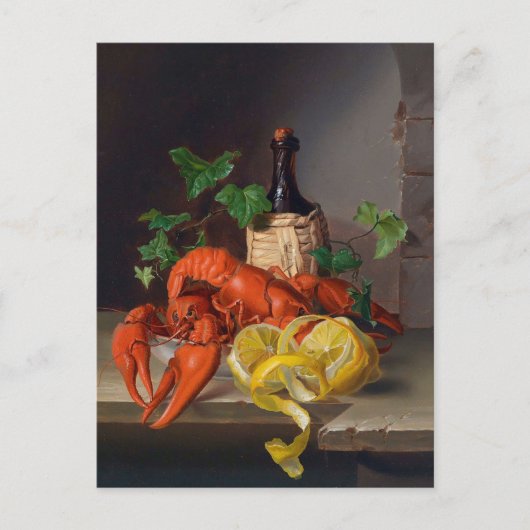 Stillleben mit Hummer van Anonymous Briefkaart (Voorkant)