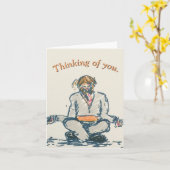 Stillness "Denk aan Jou" Kaart (Gele Bloem)