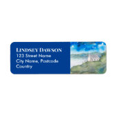 Stillness van de Waterverf van het landschap van h Etiket (Voorkant)