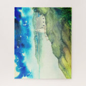 Stillness van de Waterverf van het landschap van h Legpuzzel (Verticaal)