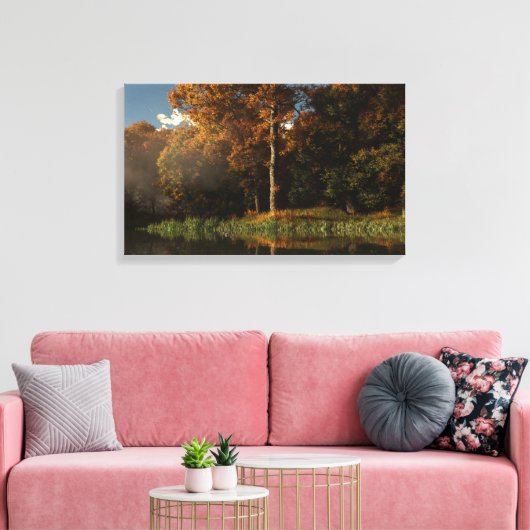 Stillwater (Herfst) Canvas Afdruk (Insitu (Woonkamer))