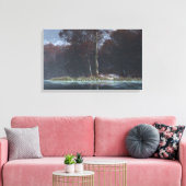 Stillwater (Winter) Canvas Afdruk (Insitu (Woonkamer))