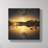 stilstaand meer canvas afdruk (Voorkant)
