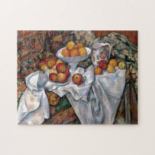 stilstaande Sinaasappels - Paul Cezanne die kunst Legpuzzel