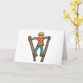 Stilt Walking Kaart (Gele Bloem)