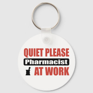 Stilte Alstublieft Apotheker Aan Het Werk Sleutelhanger