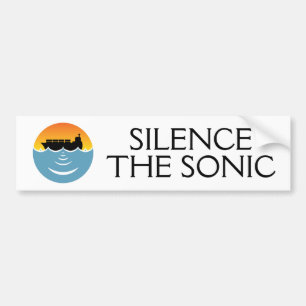 Stilte de Sonic Bumpersticker