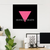 Stilte = Dood Poster (Thuiskantoor)