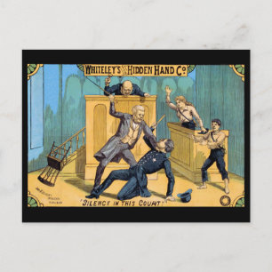 Stilte in de rechtbank briefkaart