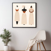 Stilte in Linnen Poster