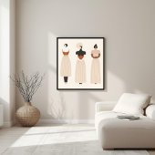 Stilte in Linnen Poster