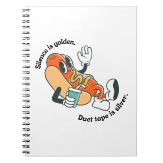 stilte is goud notitieboek