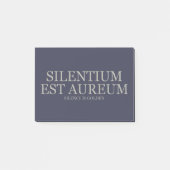 Stilte is gouden - licht post-it® notes (Voorkant)