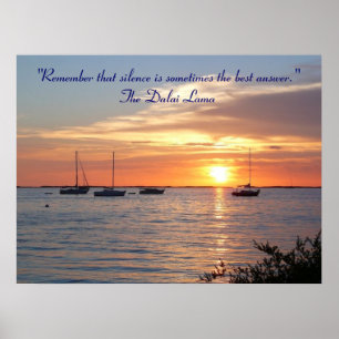 Stilte is het antwoord - Poster