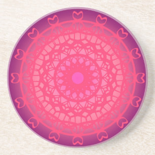Stilte Mandala Zandsteen Onderzetter