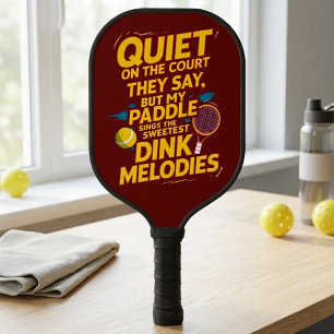 Stilte spreekt boekdelen: De Pickleball Kracht Paddle