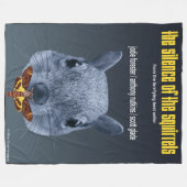 Stilte van de eekhoorns - een Parodie Fleece Deken (Voorkant (Horizontaal))