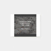 Stilte van de lammeren post-it® notes (Voorkant)