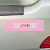 stilzwijgend bumpersticker (Op auto)