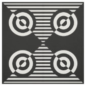 stimulation visuelle graphique tissu noir et blanc (Échantillon)