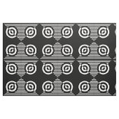 stimulation visuelle graphique tissu noir et blanc (Fat Quarter)