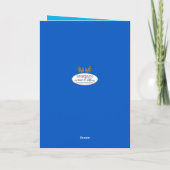 Stimuleer Bright Abstract Rooster Kaleidoscoop Kaart (Achterkant)